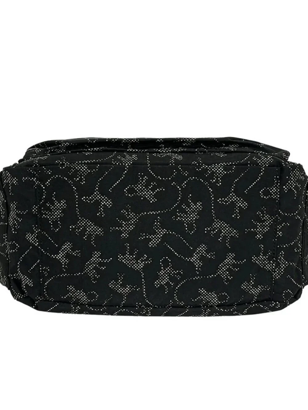 Kipling Black White Nylon Shoulder Bag